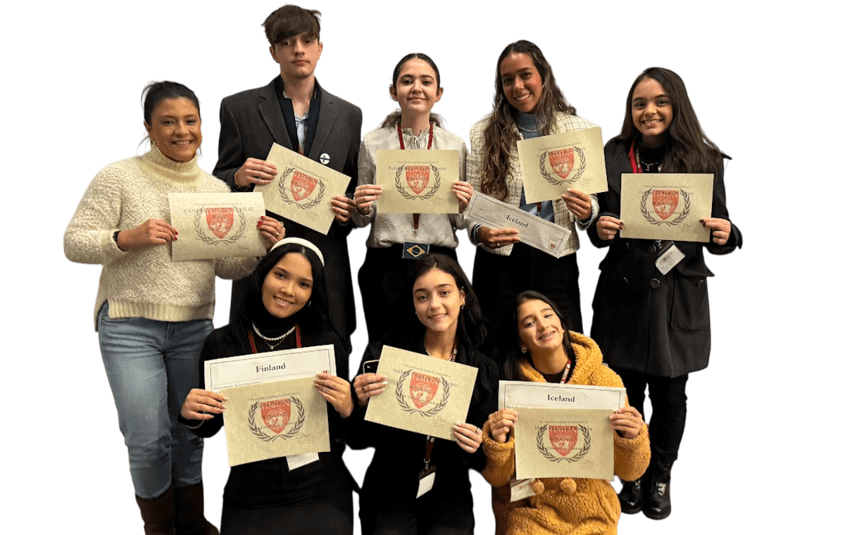Alunos da BeBlue School