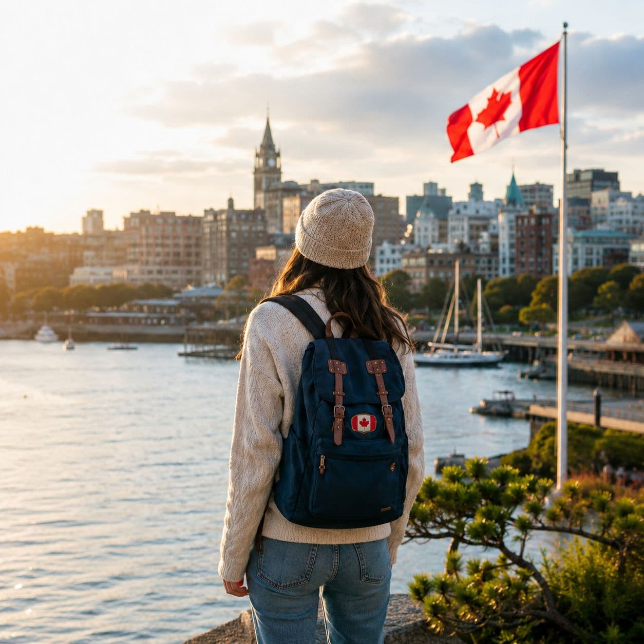 Estudante da BeBlue em intercâmbio no Canadá