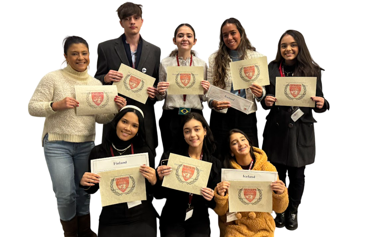 Alunos da BeBlue School